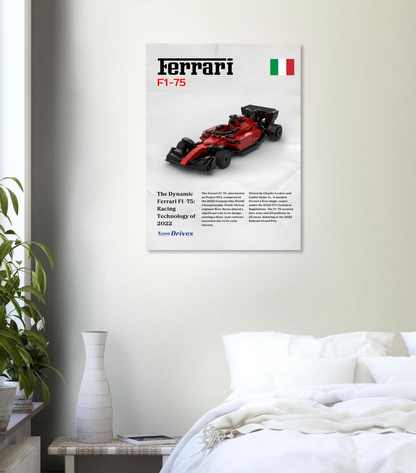 Ferrari F1-75 | Digitales Poster